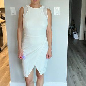 Tart White Ponte Sheath Dress
